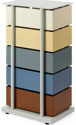 Büroschränke|Schränke & Regale * Dottus Trade Drehladen-Container Stahlblech 5-fach Polychrom Alessandro