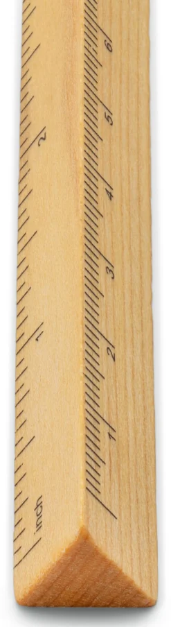 Lineale, Zirkel, Grafikerwerkzeuge * e + m Holzprodukte Dreikantlineal Ahornholz
