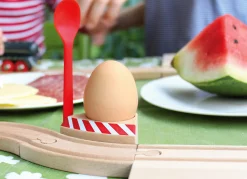 Holzspielzeug|Servierzubehör * Eierbecher mit Schranke