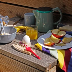Holzspielzeug|Servierzubehör * Eierbecher mit Schranke