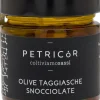 Obst & Gemüse * Azienda Agricola Calzia Euro Entsteinte Taggiasca-Oliven in Olivenöl