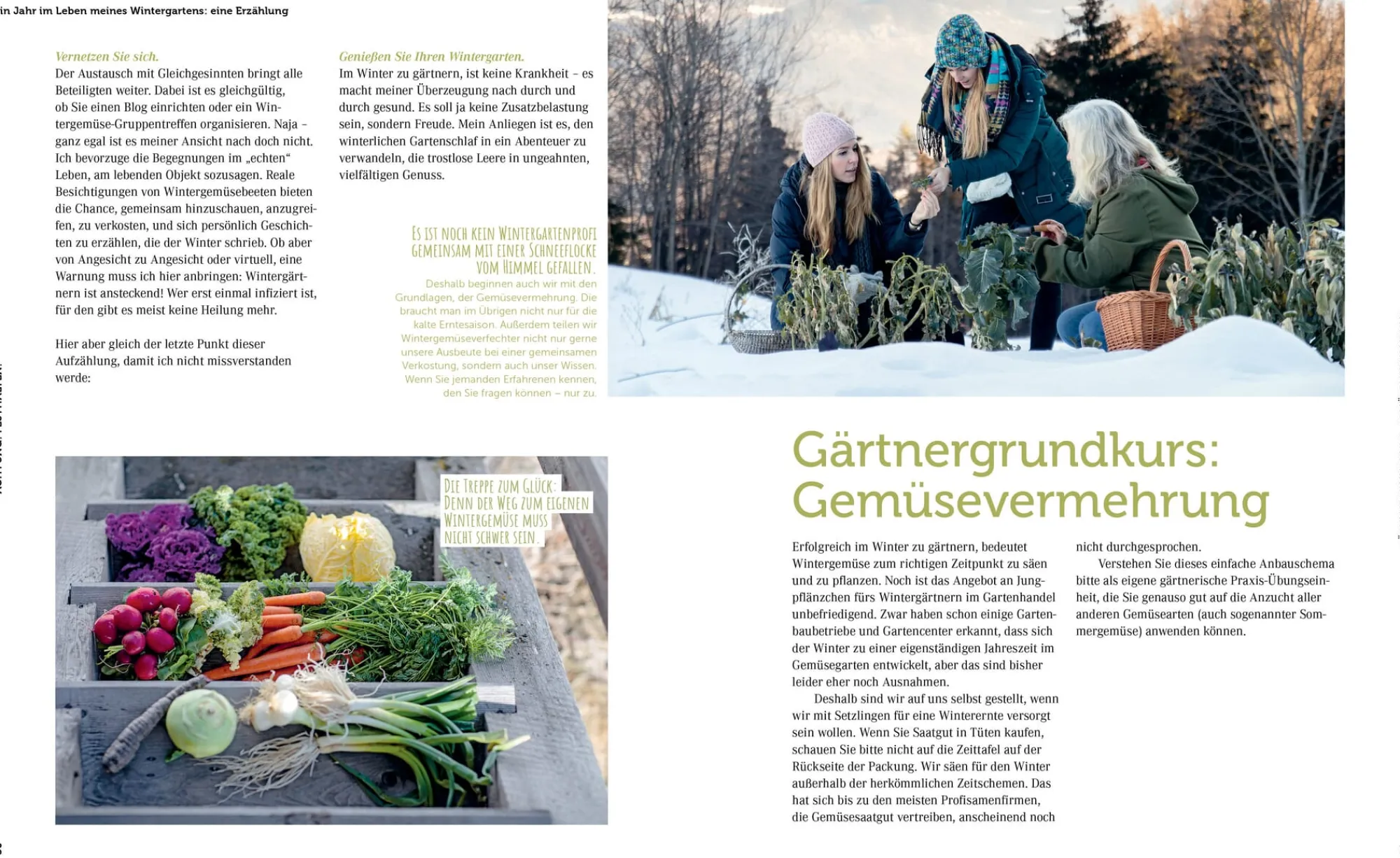 Kochen & Backen * Löwenzahn Verlag Ernte mich im Winter