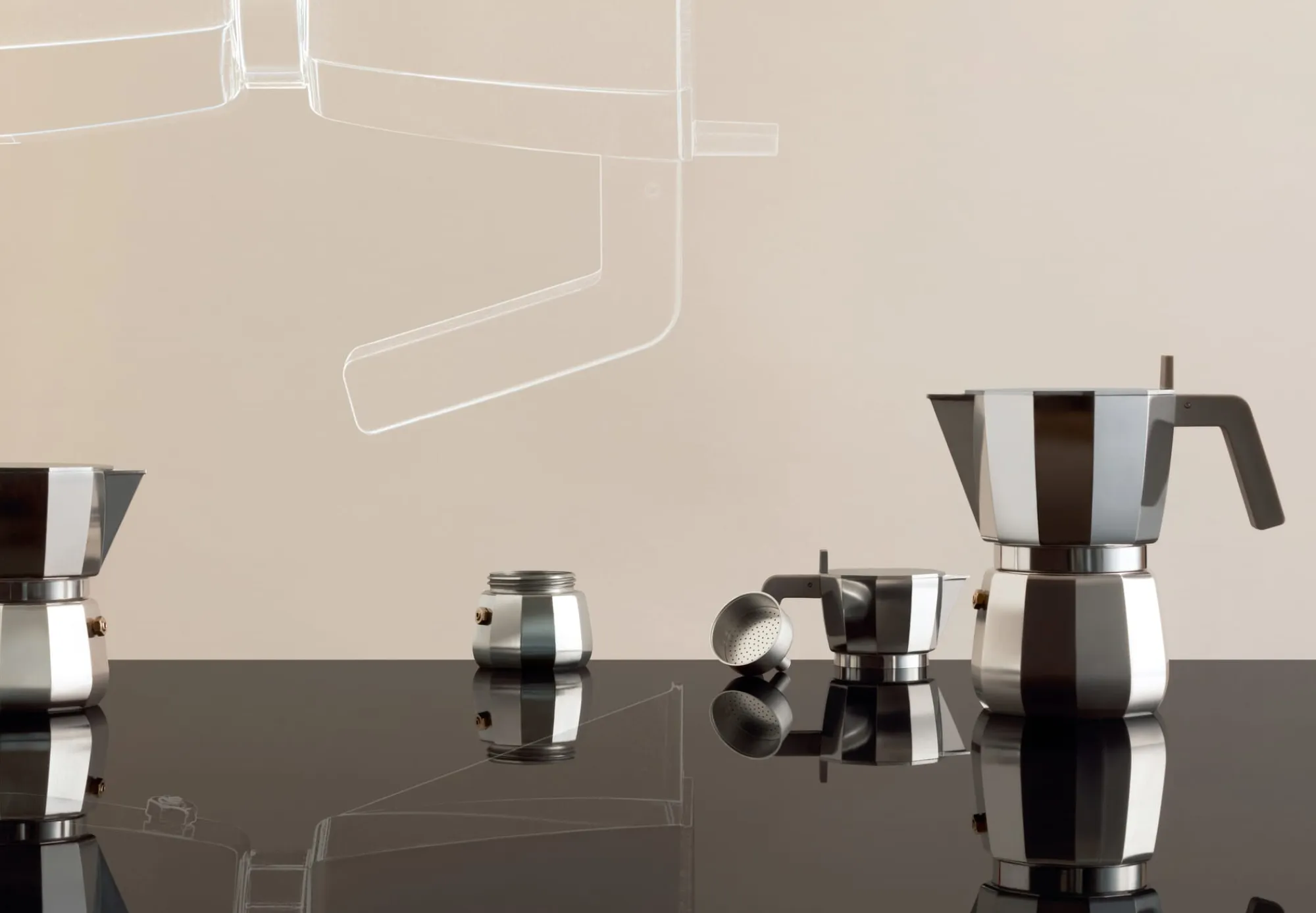Espressokocher * Alessi Espressokocher Moka