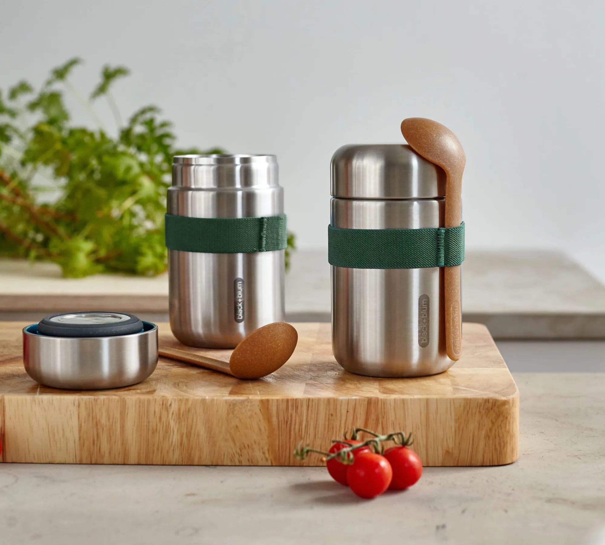 Aufbewahrungsdosen * Essensbehälter Food Flask Grün