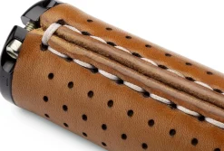 Fahrradzubehör * Manoli Fahrradgriffe Leder Mittelbraun