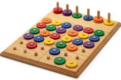 Holzspielzeug|Holzspielzeug * Holz Bi-Ba-Butze Kristian Finken Farben-Sudoku Buchenholz