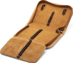 Etuis & Federtaschen|Stiftetuis * Leder-Wolf Federmäppchen Rindleder