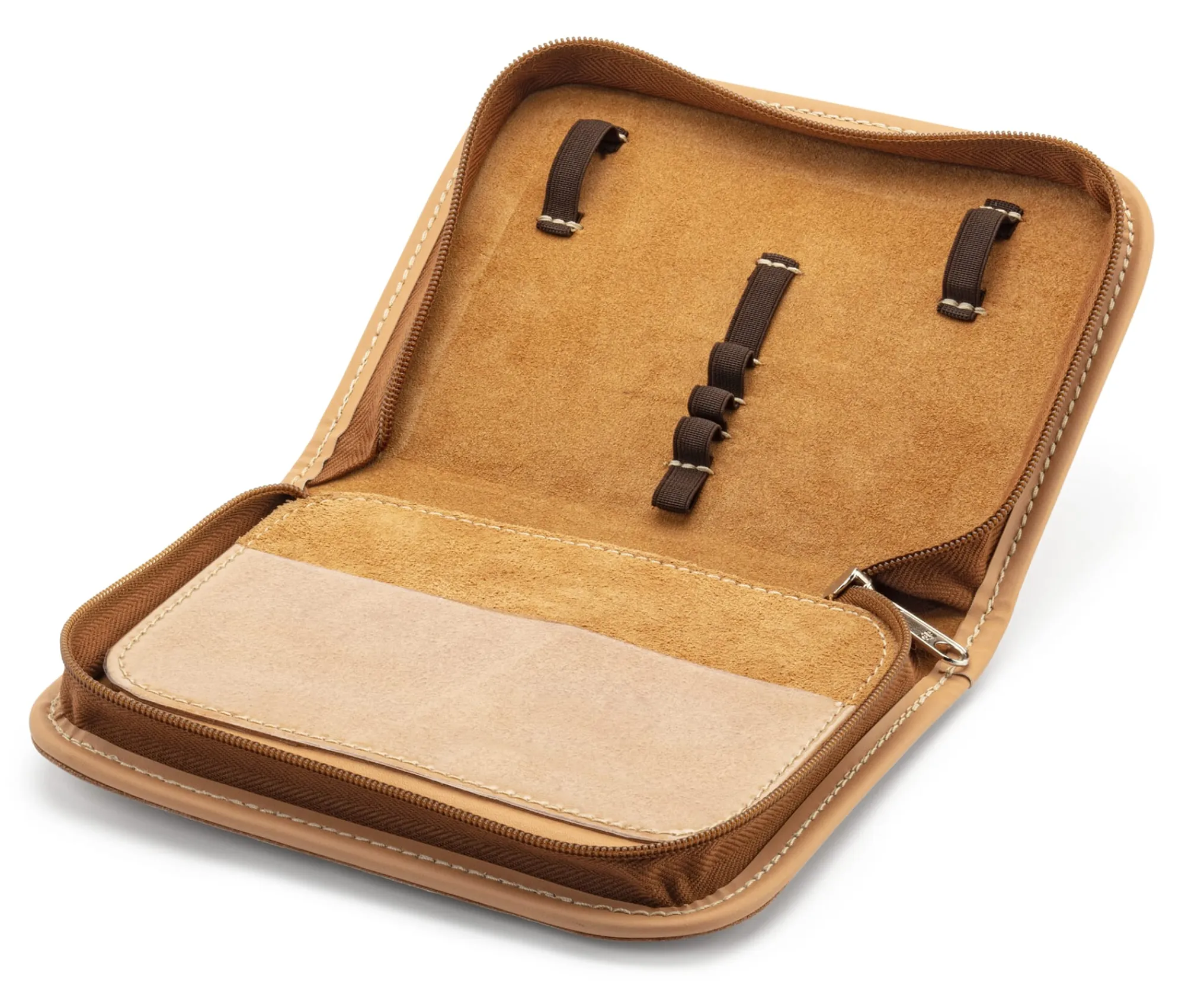 Etuis & Federtaschen|Stiftetuis * Leder-Wolf Federmäppchen Rindleder