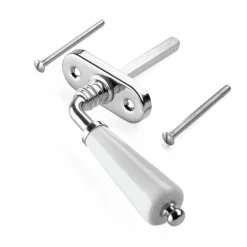 Beschläge * Mérigous Fenstergriff Porzellan Weiß