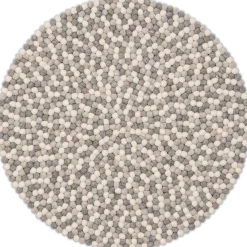 Teppiche * myfelt Filzkugelteppich