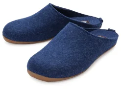 Hausschuhe|Hausschuhe * Haflinger Filzslipper Blau