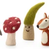 Plüschtiere|Physikalisches Spielzeug * Én Gry & Sif Fingerpuppen Wald Filz