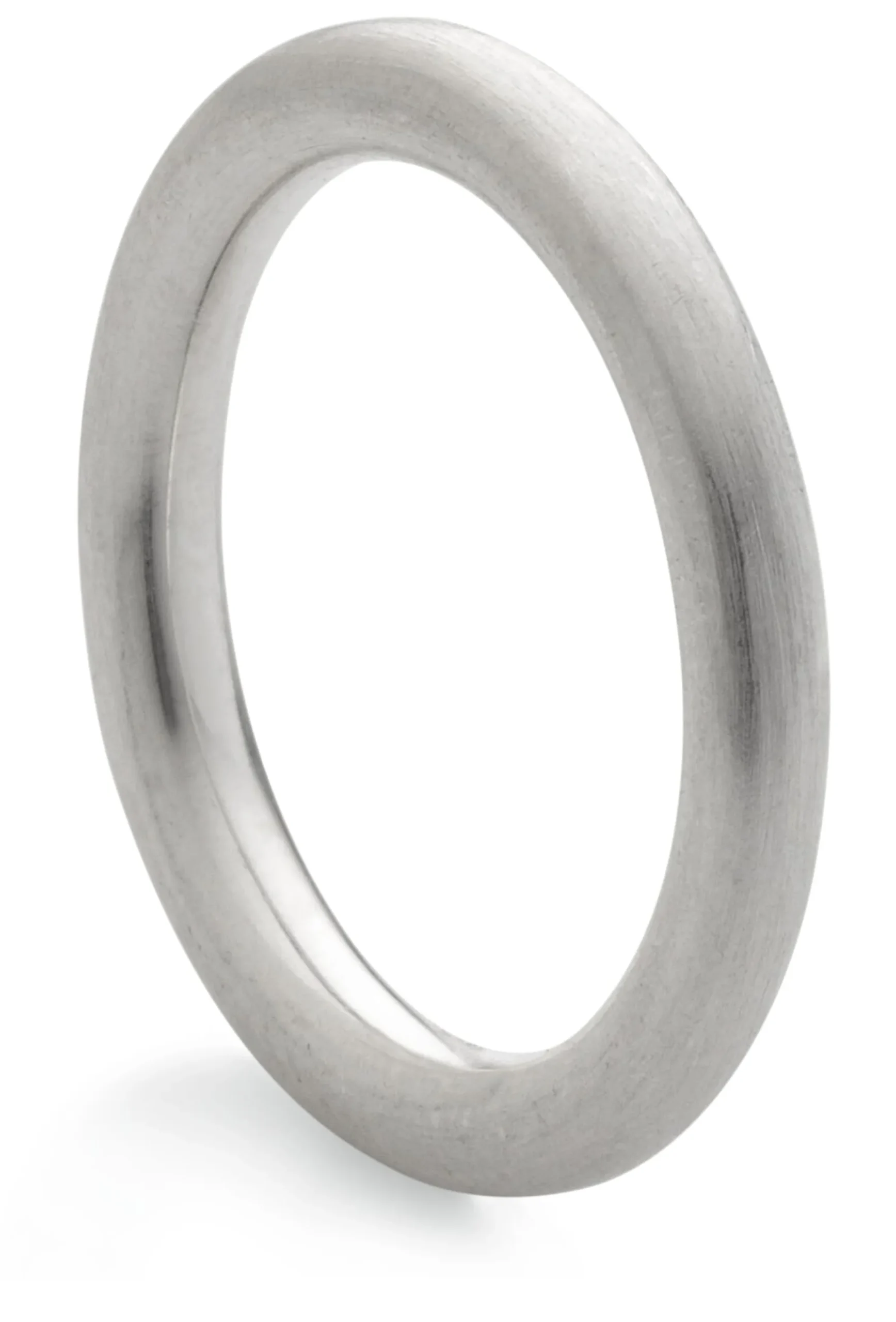 Schmuck * Ménard Fingerring Rundrohr Silberfarben