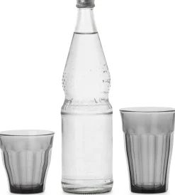 Gläser * Duralex Französisches Bistroglas Grau