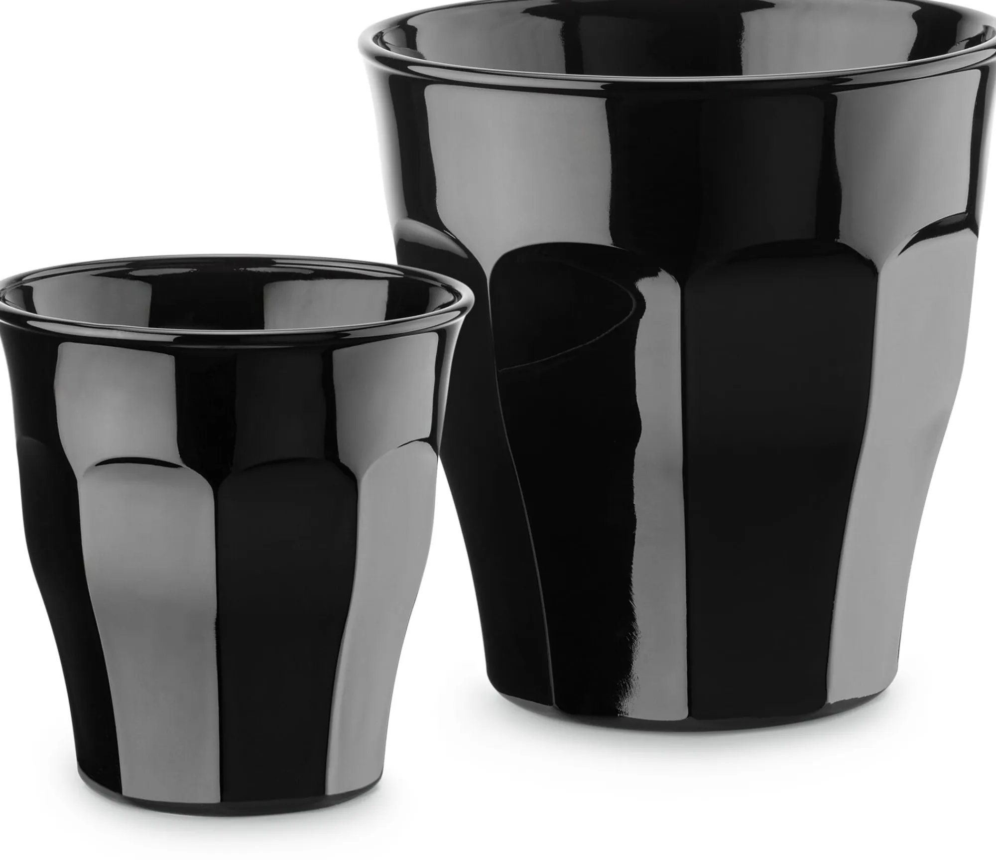 Tassen * Duralex Französisches Kaffeeglas schwarz