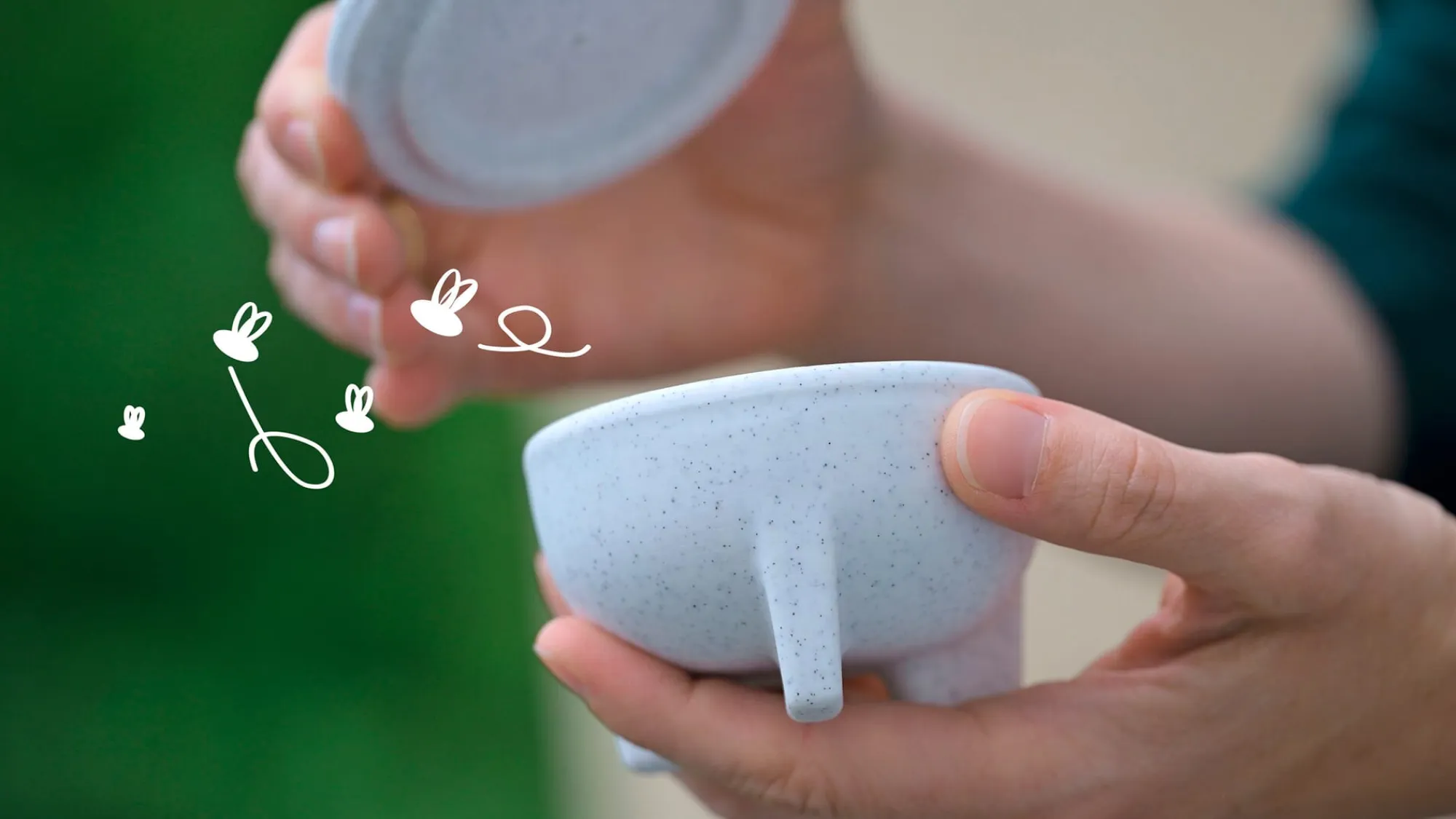 Insektenschutz|Haushaltsutensilien * Denk Keramische Werkstätten Fruchtfliegen-Lebendfalle Naturporzellan