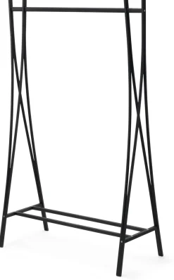 Kleideraufbewahrung|Kleideraufbewahrung * Garderobe Tra-Ra Schwarz