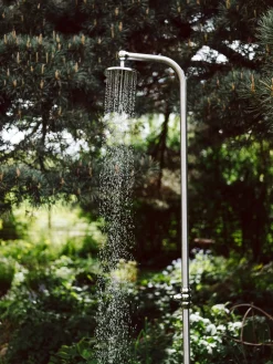 Gartenduschen * Fauquet Gartendusche Edelstahl
