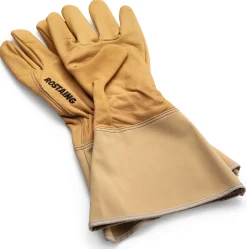 Gartenbekleidung|Arbeitsbekleidung * Rostaing Gartenhandschuh Leder lange Stulpe Gelb