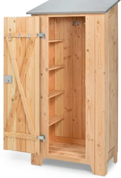 Werkzeugaufbewahrung|Aufbewahrung * Daniel Hahnemann Gartenschrank Douglasienholz
