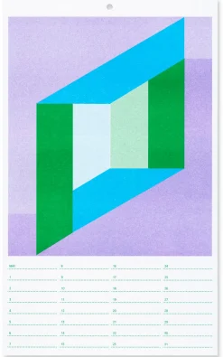 Wandkalender|Zeitplaner & Kalender * Herr & Frau Rio Geburtstagskalender Riso
