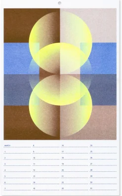 Wandkalender|Zeitplaner & Kalender * Herr & Frau Rio Geburtstagskalender Riso
