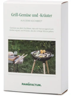 Gemüsesamen|Gemüsepflanzen * Manufactum Gemüse anbauen im Hochbeet - Gemüse und Kräuter zum Grillen