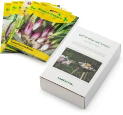Gemüsesamen|Gemüsepflanzen * Manufactum Gemüse anbauen im Hochbeet - Gemüse und Kräuter zum Grillen
