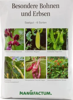 Gemüsesamen|Gemüsepflanzen * Manufactum Gemüsesamen Besondere Bohnen und Erbsen