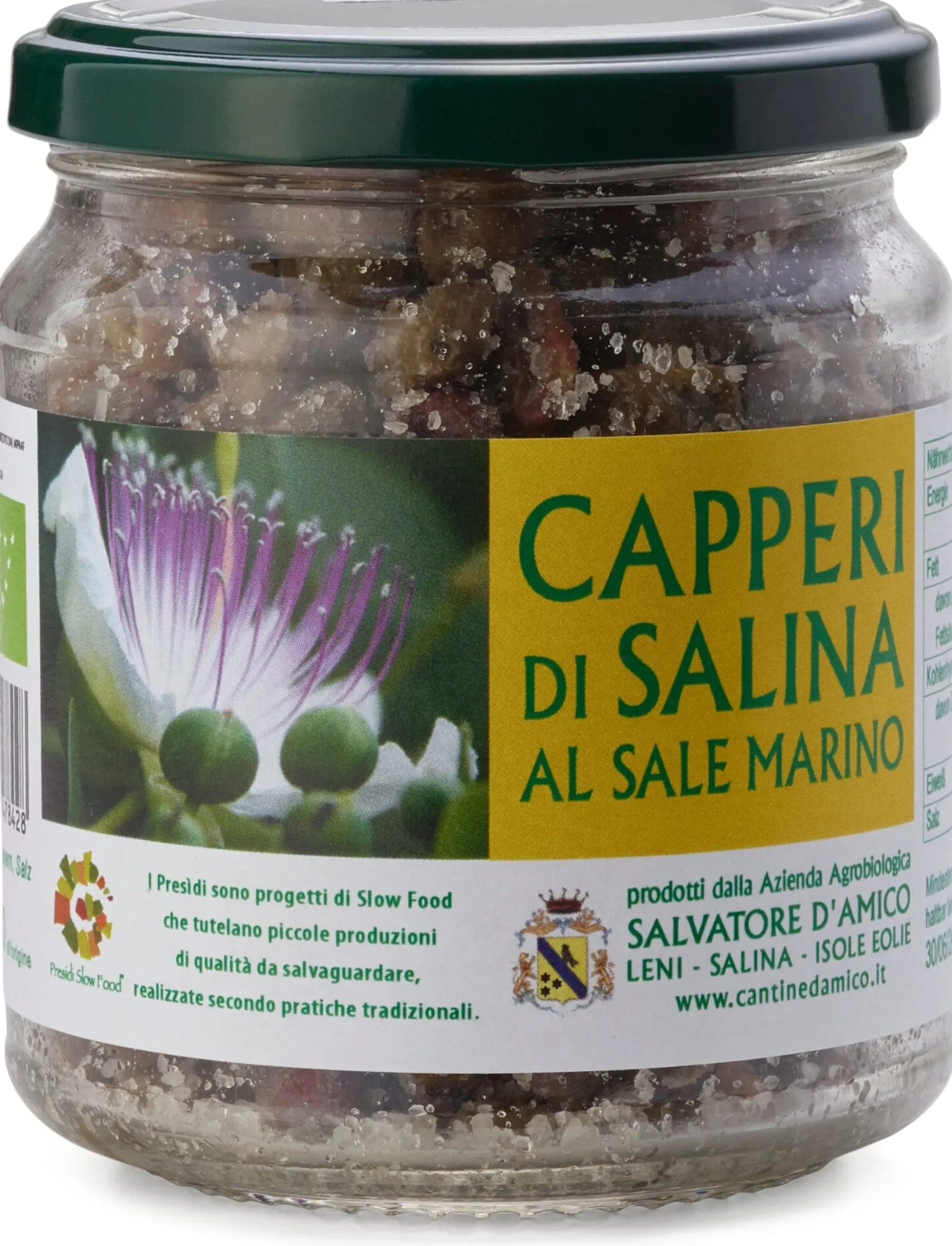 Obst & Gemüse * D'Amico Salvatore Gesalzene Bio-Kapern von Salina