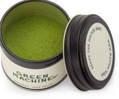 Tee * MvsM Green Machine, Matcha-Pulver