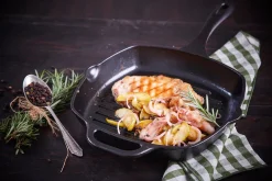 Pfannen * Victoria Grillpfanne Gusseisen
