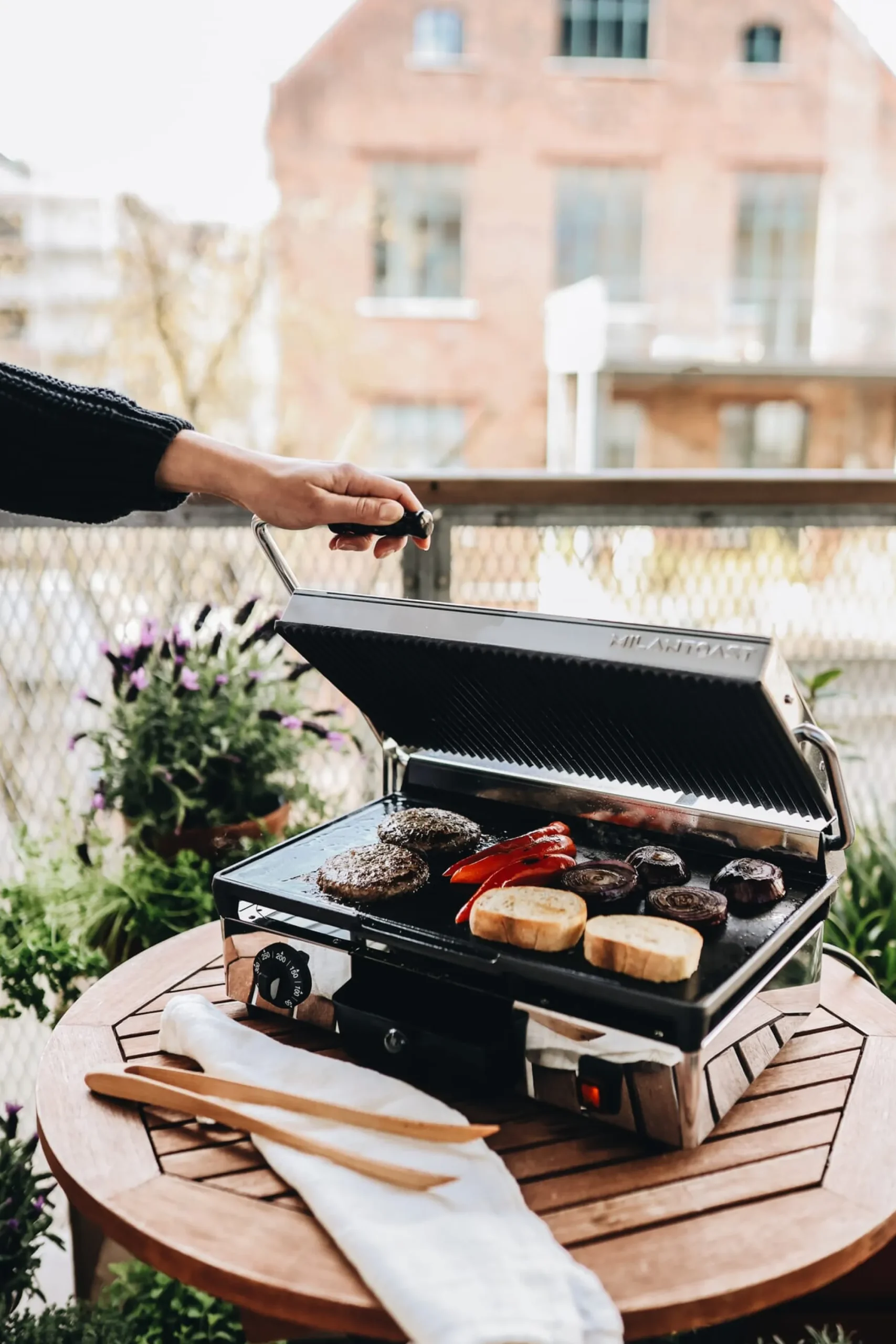 Kontaktgrills * Milantoast Großer Kontaktgrill quadratisch