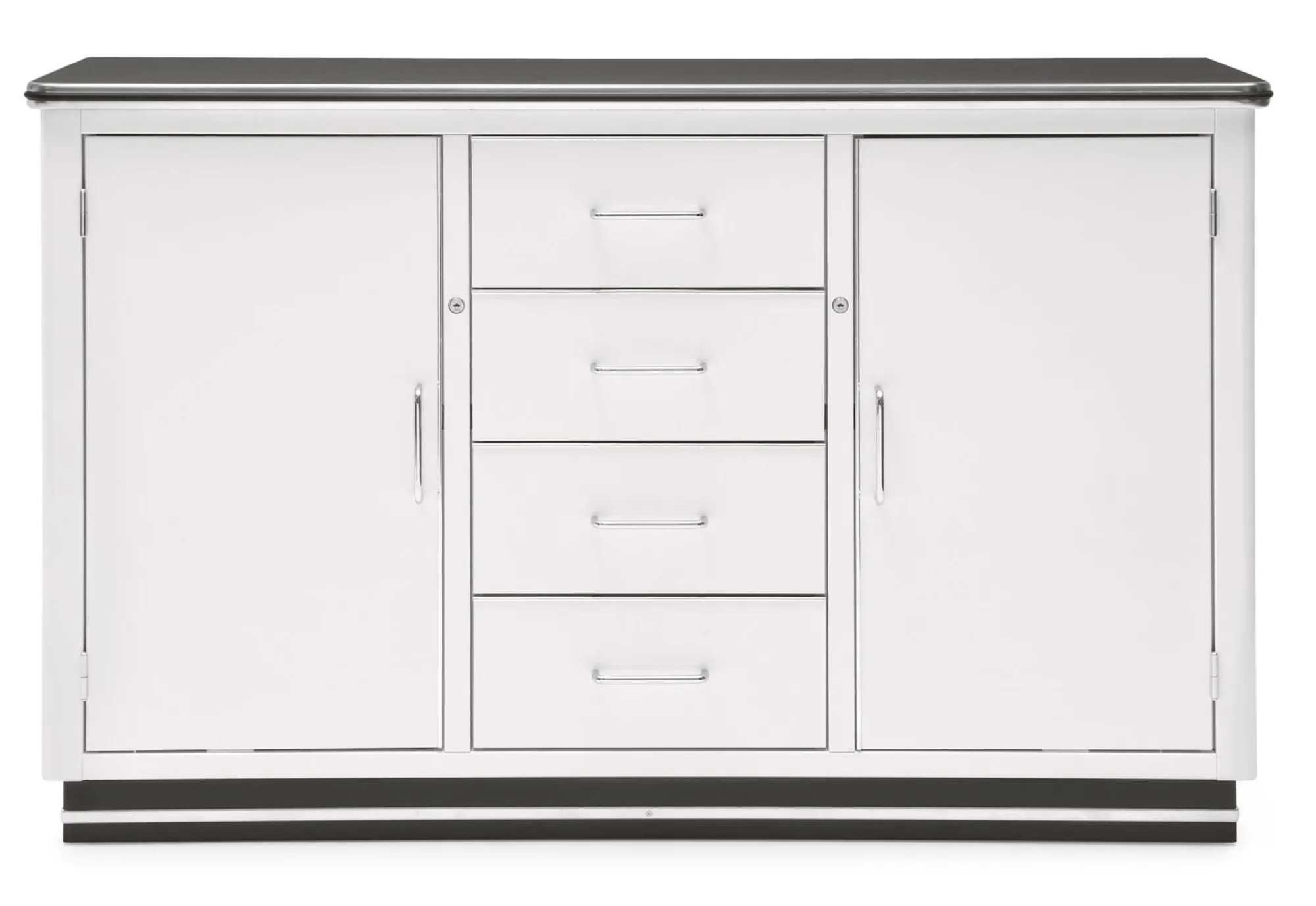 Schränke & Regale * Müller Möbelfabrikation Halbschrank Stahlblech breit