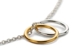 Schmuck * fejn jewelry Halskette Bicolor-Circle