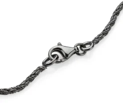 Schmuck * Guthmann Halskette Fuchsschwanz Oxid, Anthrazit