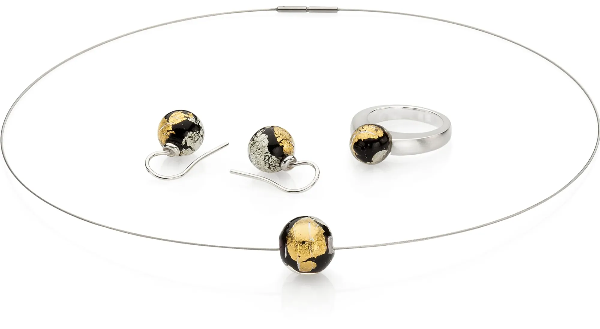 Schmuck * Ménard Halsreif Muranoglasperle