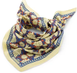 Schals & Tücher|Schals & Tücher * Moismont Halstuch N°680 floral, Natur-Blau-Rot