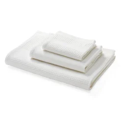 Handtücher * Manufactum Handtuch Waffelpiqué Halbleinen weiß