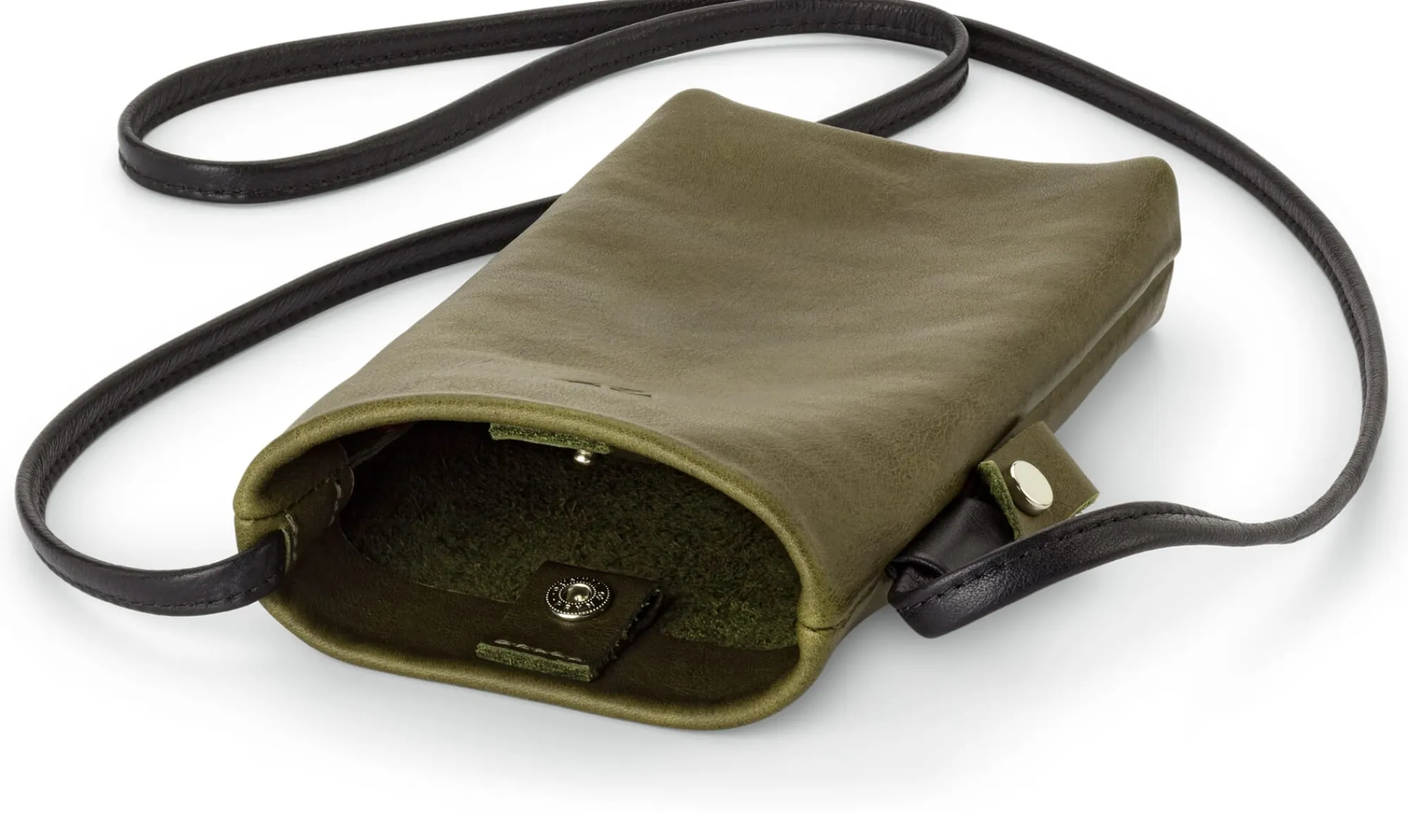 Etuis & Federtaschen * Ackermann Taschenmanufaktur Handytasche Olivenleder®, oliv