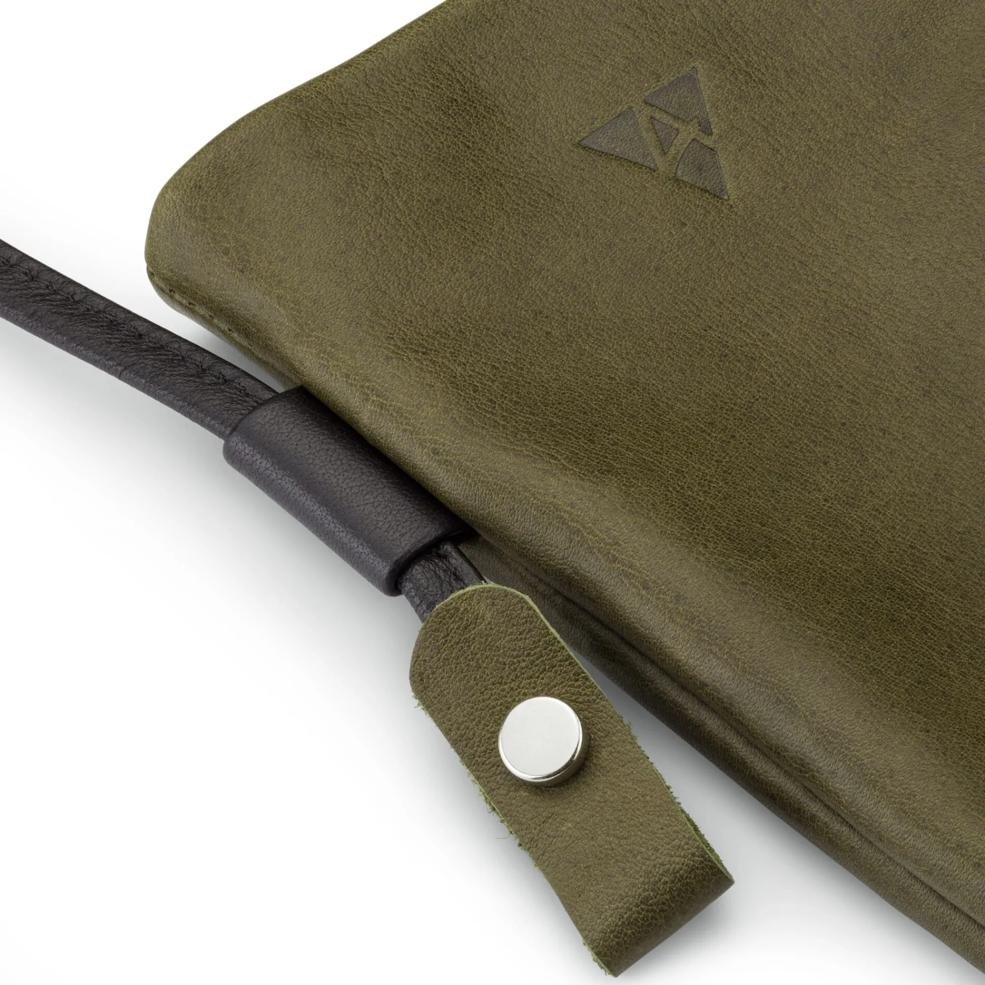 Etuis & Federtaschen * Ackermann Taschenmanufaktur Handytasche Olivenleder®, oliv