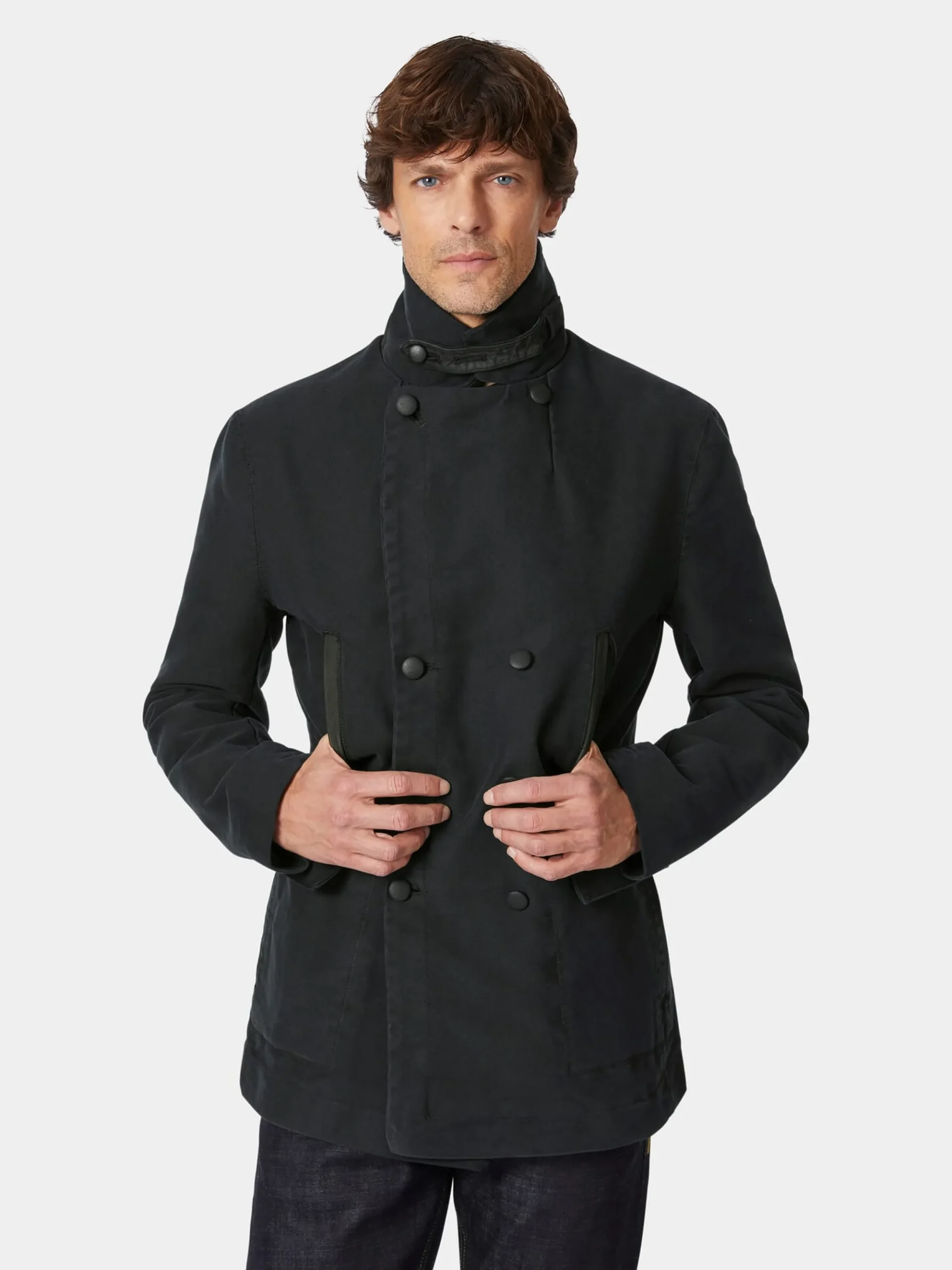 Jacken * Hannes Roether Herrenjacke Doppereiher Schwarz