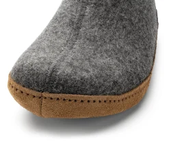 Hausschuhe|Hausschuhe * Haflinger Hausboot Wollfilz Unisex Grau