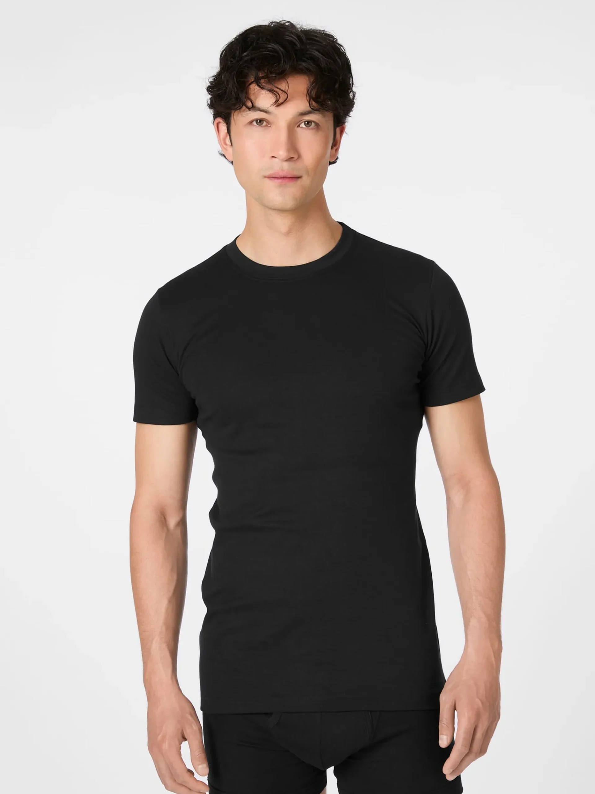 Shirts * Novila Herren-American-Shirt Schwarz