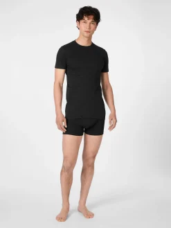 Shirts * Novila Herren-American-Shirt Schwarz