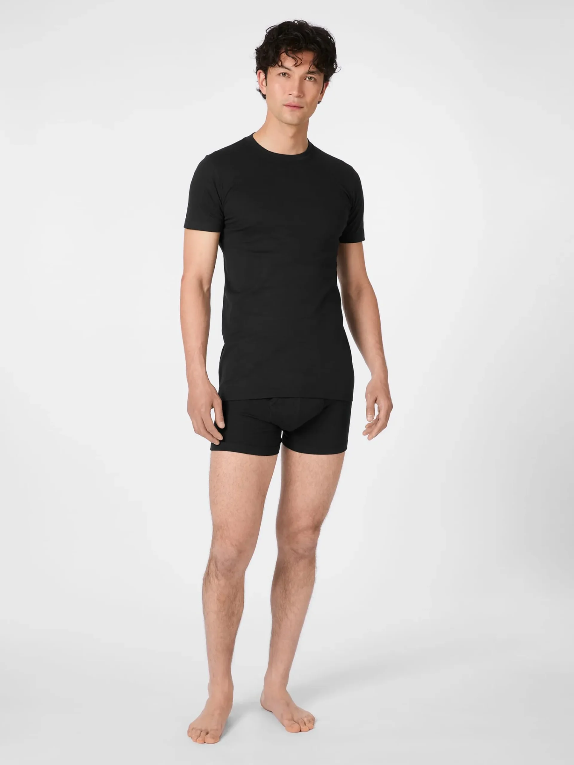 Shirts * Novila Herren-American-Shirt Schwarz