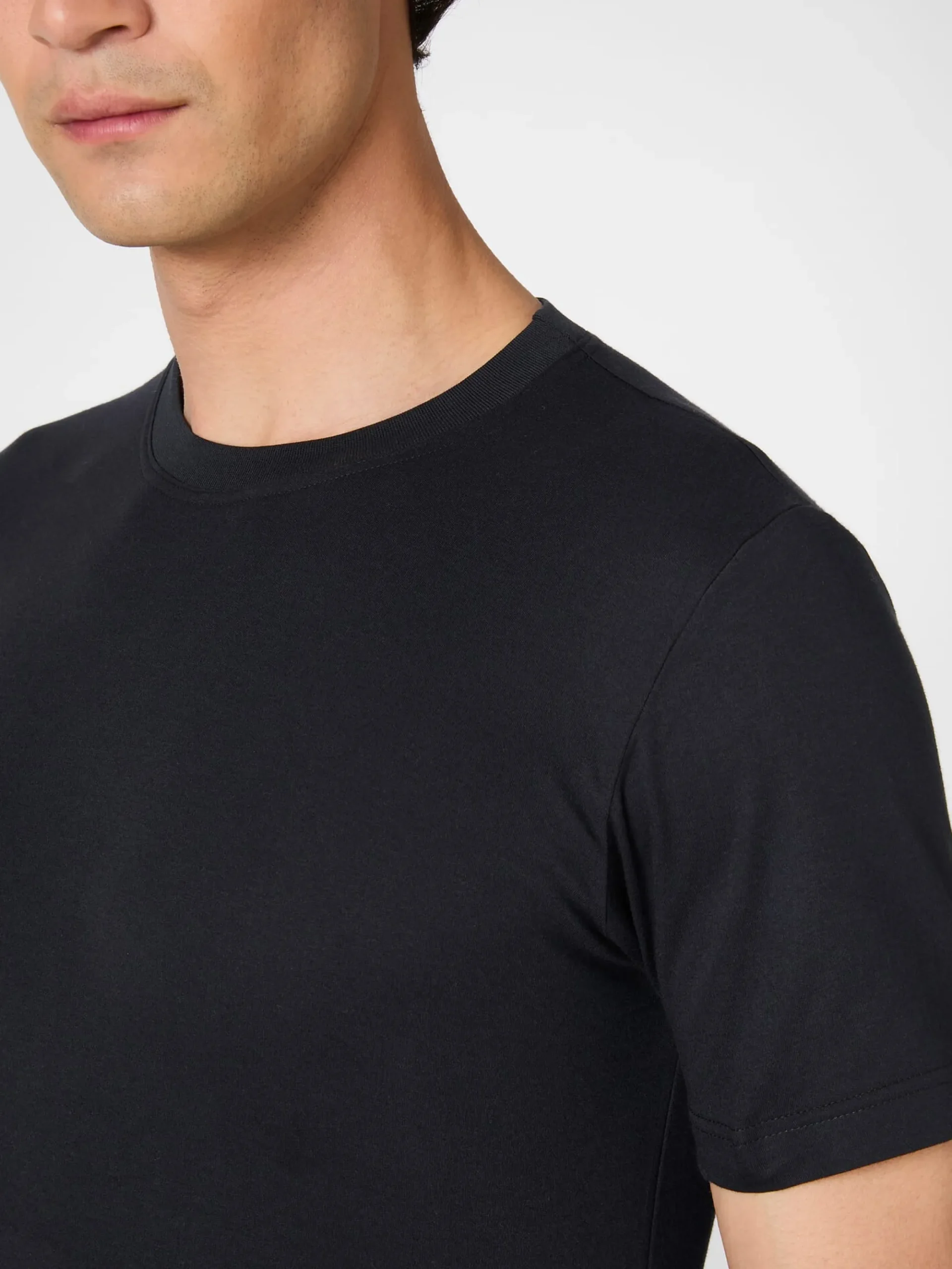 Shirts * Novila Herren-American-Shirt Schwarz