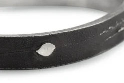 Schmuck|Schmuck * Guthmann Herren-Armreif Sandguss Oxid, Anthrazit