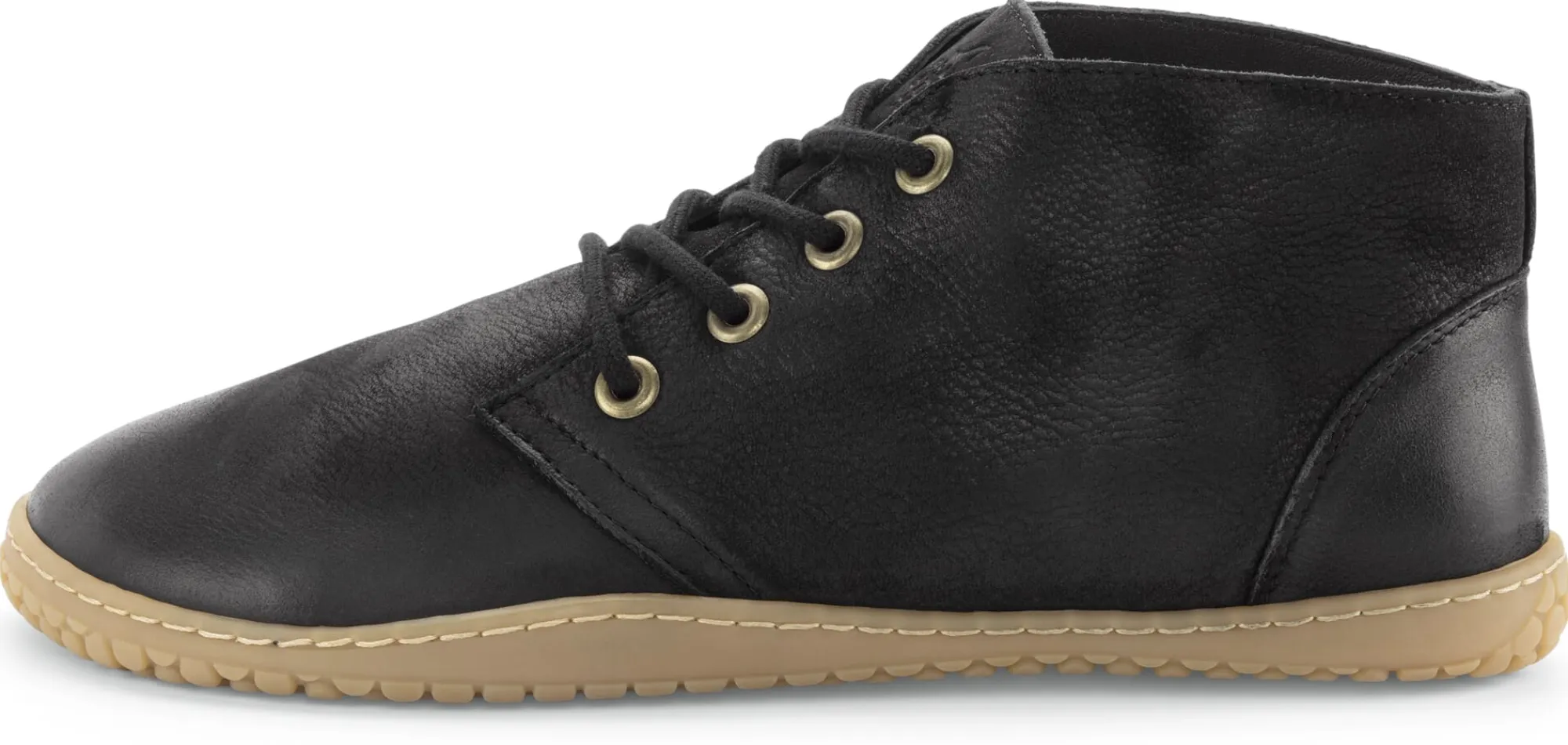 Stiefel * Grand Step Shoes Herren-Barfußschuh Leder Schwarz