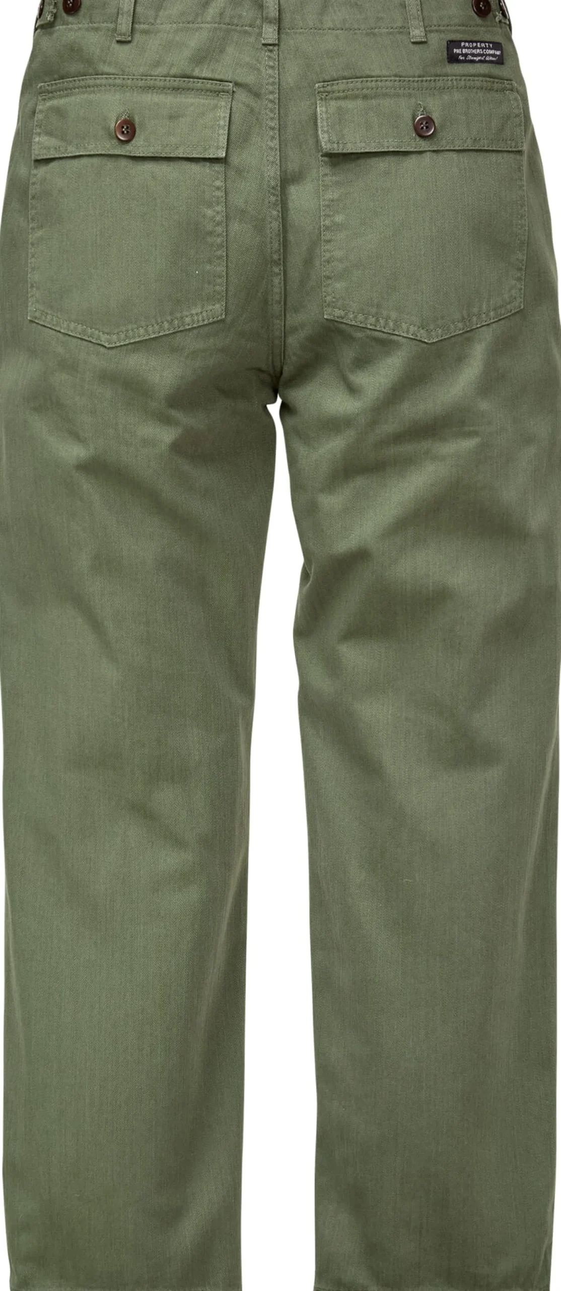 Hosen * Pike Brothers Herren-Baumwollhose 1962 Oliv